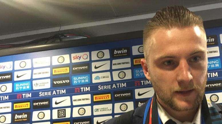 Skriniar alla Rai: "Napoli-Inter è sempre una partita aperta. Vogliamo vincere per la Champions"