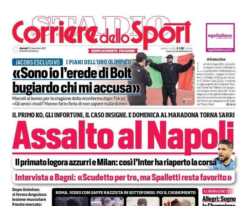 Prima CdS - Il primato logora Napoli e Milan, così l'Inter ha riaperto lo scudetto