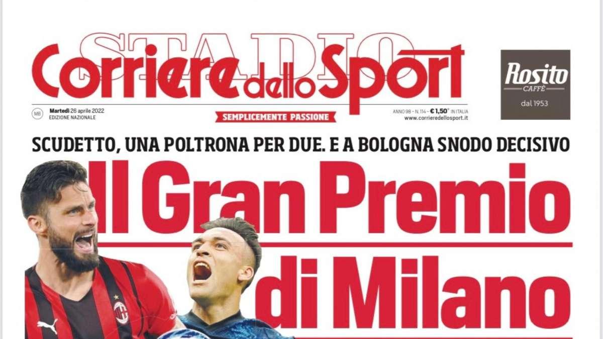Prima CdS - Il Gran Premio di Milano. A Bologna Inzaghi pensa di cambiare l'attacco