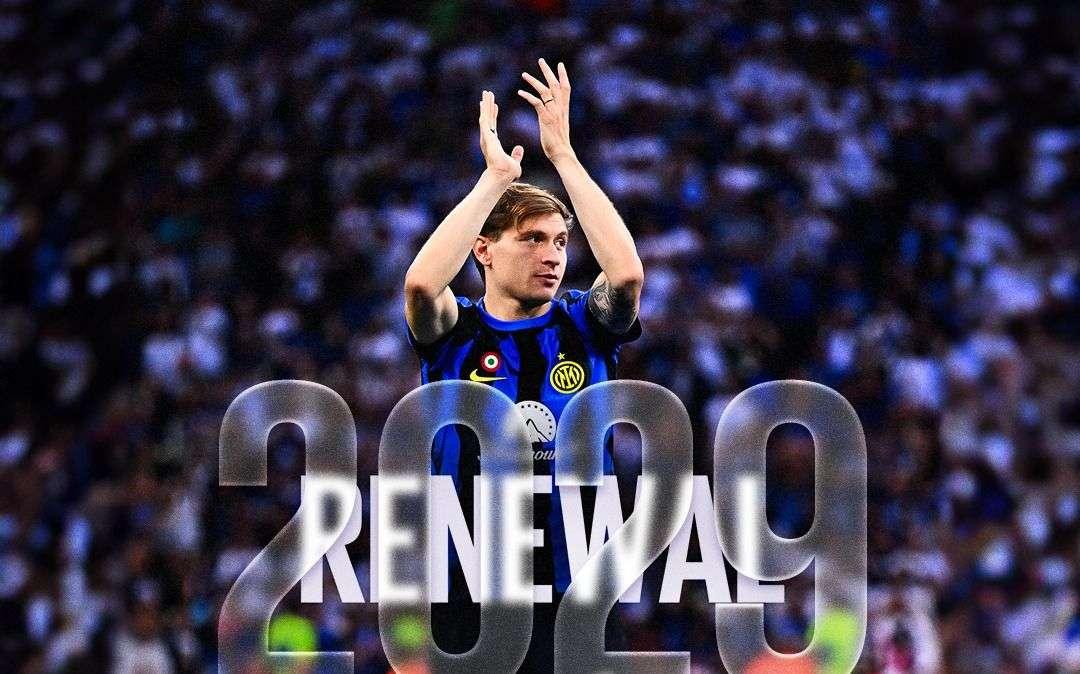 UFFICIALE - Nicolò Barella e l'Inter ancora insieme fino al giugno 2029. Il comunicato del club 