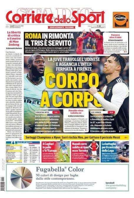 Prima CdS - Corpo a corpo: la Juve travolge l'Udinese e aggancia l'Inter