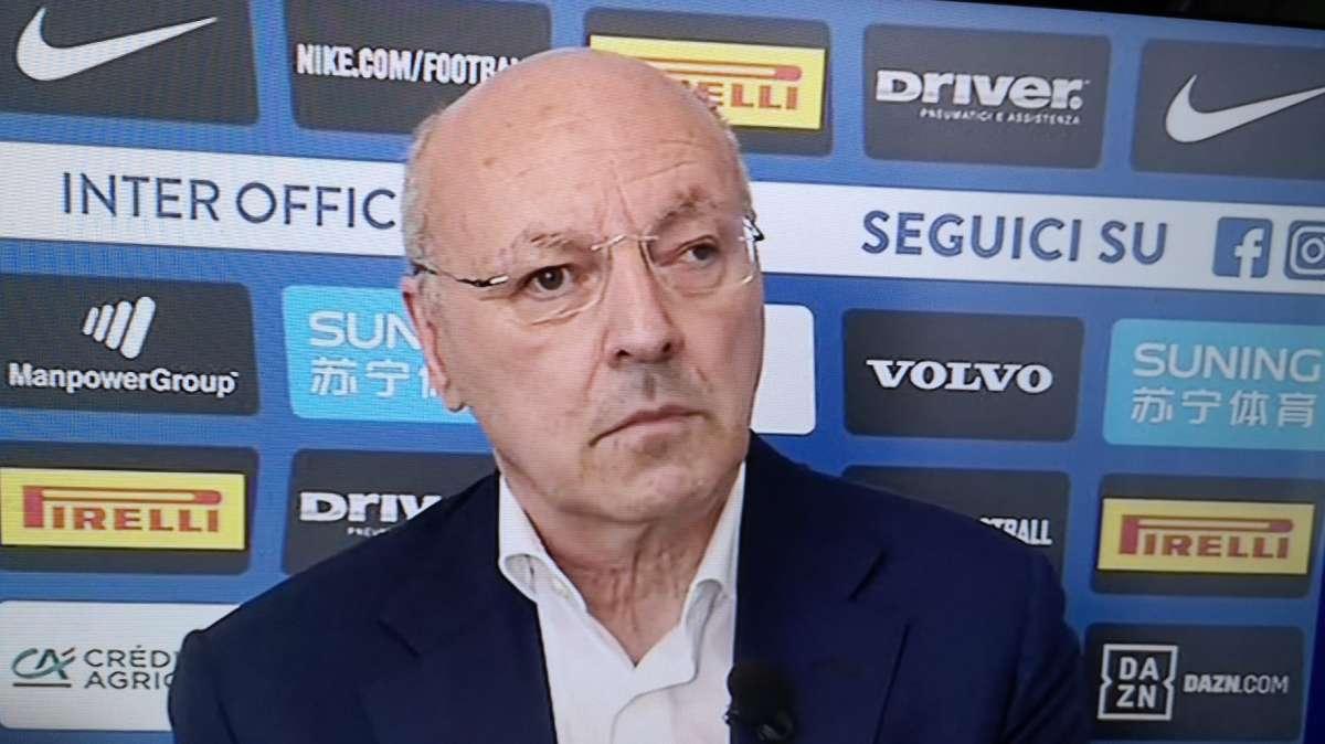 Marotta: "Conte è arrabbiato, critica per avere di più. Aspettiamo Eriksen, a Lautaro serve serenità"