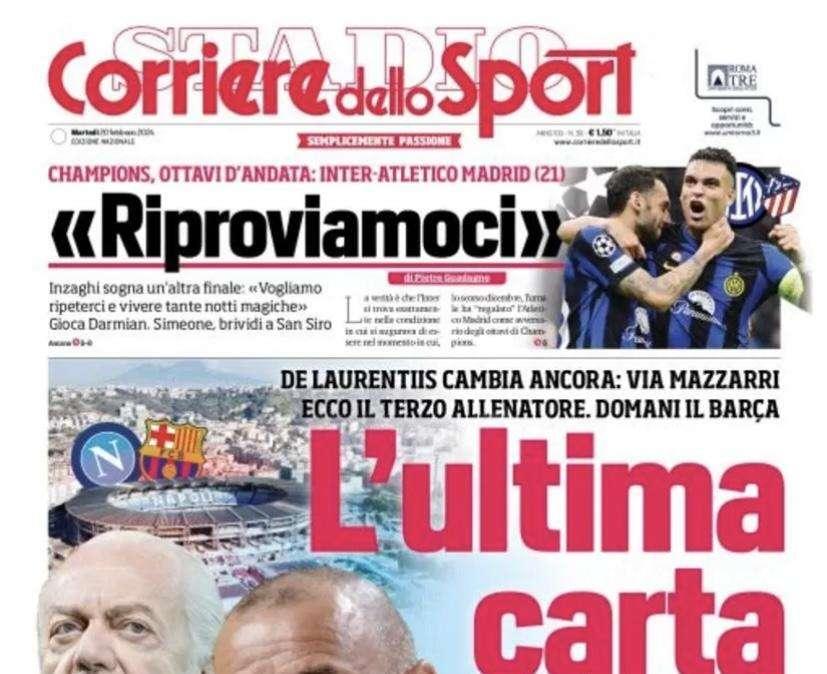 Prima CdS - Inzaghi sogna un’altra finale: “Riproviamoci”