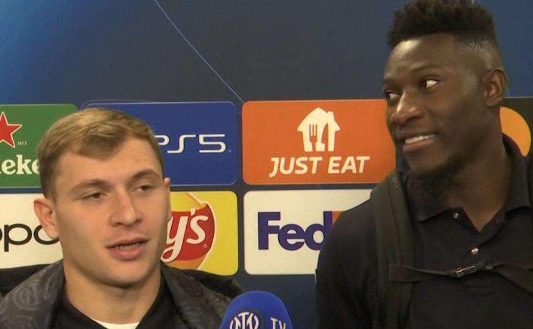 Barella e Onana a ITV: "Grande prestazione che ci serviva. Ce la giocheremo uniti fino alla fine"