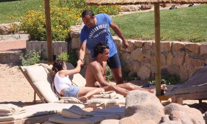 L'incontro tra Marco Branca e Carlos Tevez a Porto Cervo