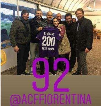 Borja Valero, auguri alla Fiorentina per i suoi 92 anni