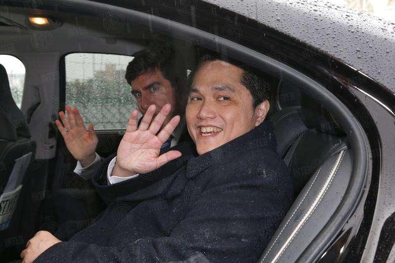 Thohir, toccata e fuga. Via domani e tornerà per...