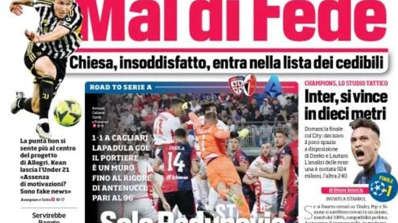 Prima CdS - Inter, si vince in dieci metri