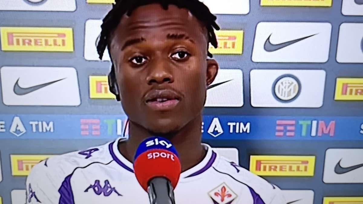 Kouamé a Sky: "Torniamo a casa con tanto rammarico, potevamo fare risultato oggi"