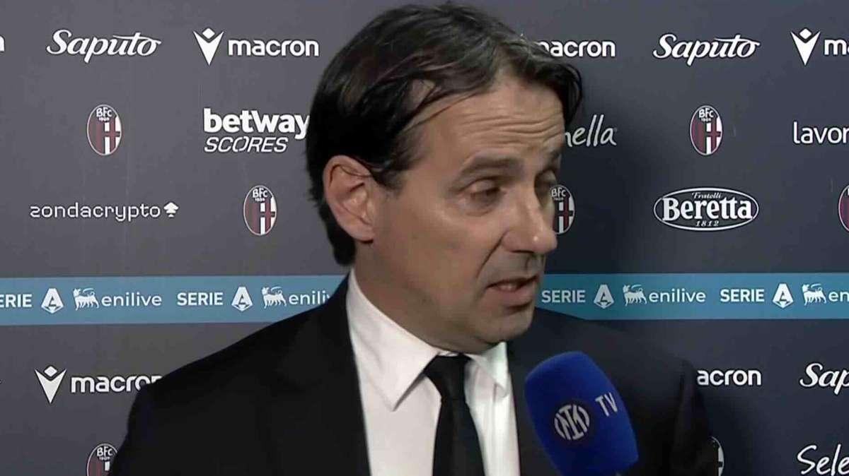 Inzaghi a ITV: "Dispiace perdere così, un punto a Bologna sarebbe stato importante. Ma si va avanti"