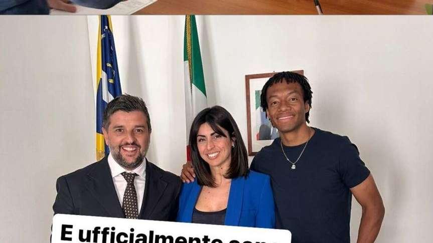 Dopo 15 anni Cuadrado è cittadino italiano: su Instagram la gioia dell'esterno nerazzurro
