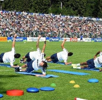 Febbre Inter a Pinzolo: solo oggi 9mila presenze