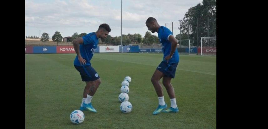 VIDEO - Sfida di velocità e riflessi tra "esterni" in ritiro: ecco chi ha vinto tra Diouf e Luis Henrique