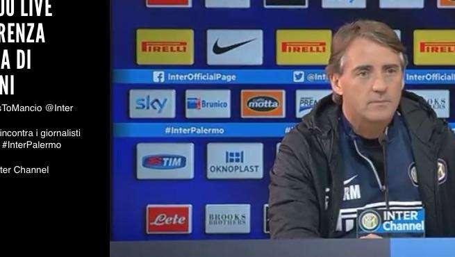 VIDEO - Mancini "aiuta" Ranocchia e va di metafora