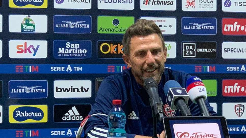 Cagliari, DiFra: "Ora il più vicino è Godin, poi ci auguriamo di mettere dentro anche Radja"