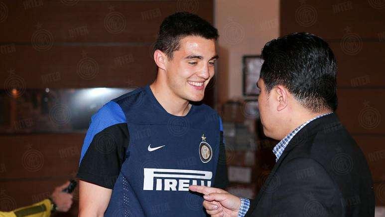 FOTO - Thohir ad Appiano: sorrisi anche con Kovacic