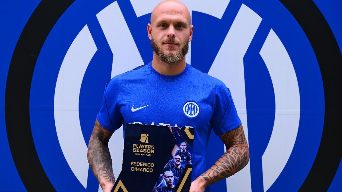 Dimarco MVP dell'ultima Serie A per Transfermarkt: consegnato il premio