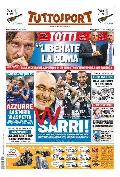 Prima TS - Giampaolo: "Sarri e Conte top, ci divertiremo"