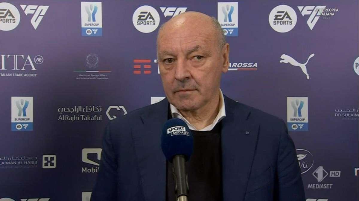 Marotta: "Napoli signora squadra, ma teniamo alla Supercoppa. La Juve parla di quarto posto? È riduttivo"
