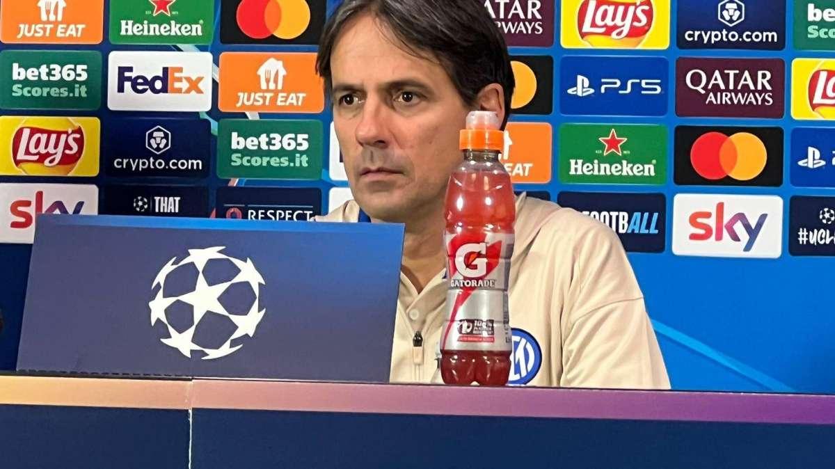 Inzaghi: "Arrivare in fondo è l'augurio. Frattesi ha problemi da prima della sosta. Arbitri? Ho già detto che..."