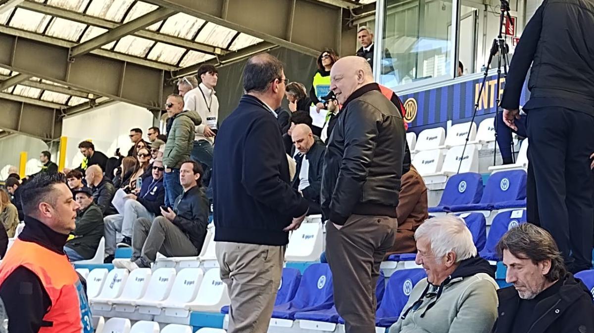 FOTO - Lo stato maggiore Inter al Breda: presenti Marotta e Ralph