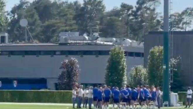 VIDEO - Il discorso di Inzaghi alla squadra prima dell'allenamento odierno