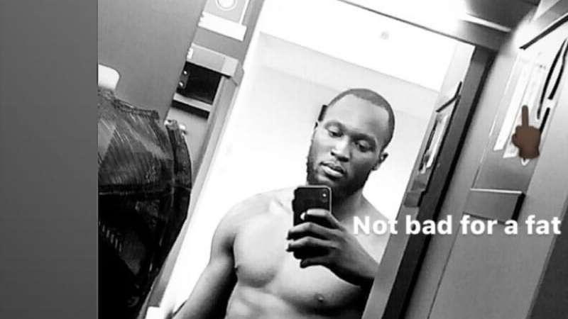 Lukaku fuori forma? Il belga risponde sui social: "Not bad for a fat boy"