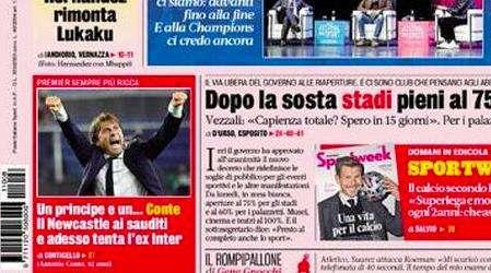 Prima GdS - Un principe e un... Conte: il Newcastle tenta l'ex Inter