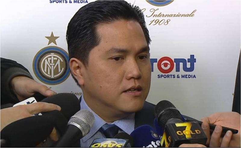 Thohir: "Rosa ampia ma a gennaio acquisti possibili. Però c'è sempre il FPF"