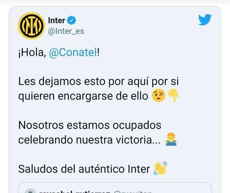 Disservizi con la rete internet, ma per sbaglio tagga l'Inter. E il club nerazzurro risponde con ironia
