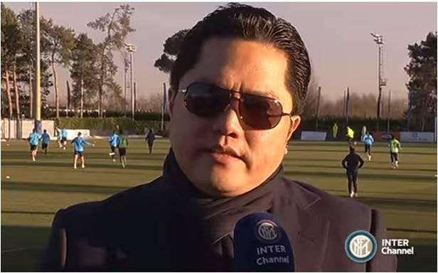 Thohir presenta su Instagram la nuova maglia Inter