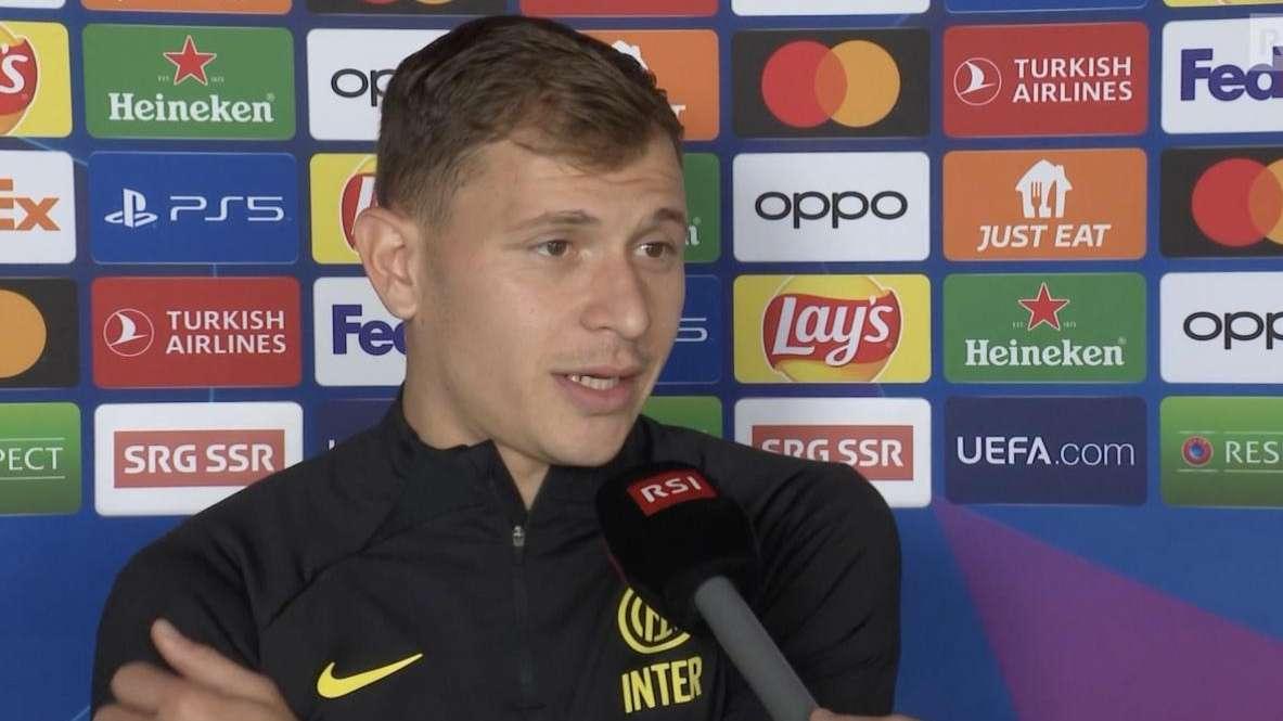 Barella a RSI: "A centrocampo abbiamo esperienza e grandi giocatori. Rispettiamo il City, ma niente paura"