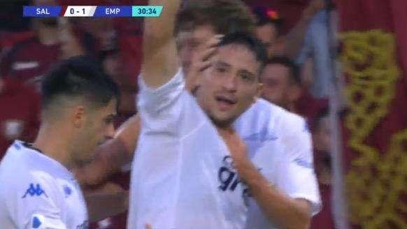 Prima gioia in Serie A per Satriano: l'attaccante sblocca la sfida tra Salernitana ed Empoli 