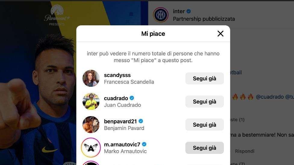 Like sospetto? L'Inter si prepara alla prima di campionato, spunta il 'mi piace' di Pavard 