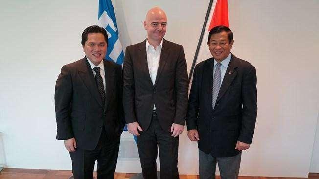 Thohir incontra Infantino: si discute della PSSI