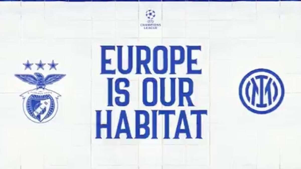 "L'Europa è il nostro habitat". La carica social dell'Inter prima del match col Benfica