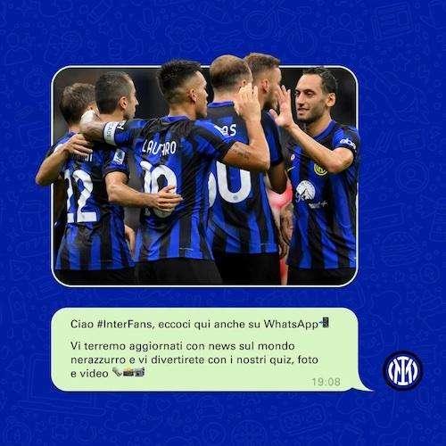 L'Inter sbarca su WhatsApp Channels: l'annuncio del club nerazzurro per i tifosi 
