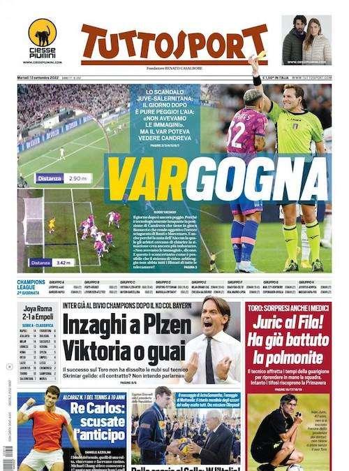 Prima TS - Inzaghi a Plzen: Viktoria o guai. Inter già al bivio Champions 