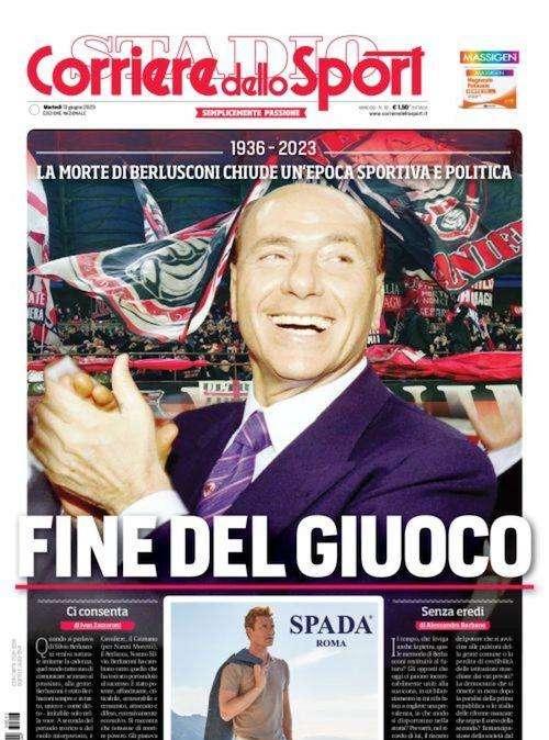 Prima CdS - Fine del giuoco: la morte di Berlusconi chiude un'epoca sportiva e politica