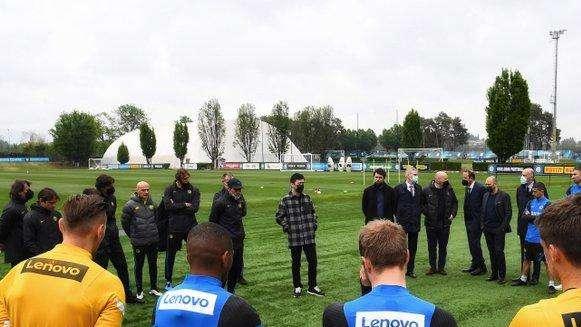 Zhang fa tappa ad Appiano: il momento dell'incontro con Conte, la squadra e la dirigenza 