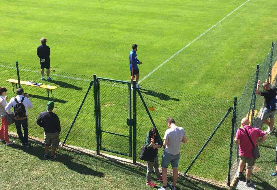 FOTO - Taider si allena con la squadra a Brunico