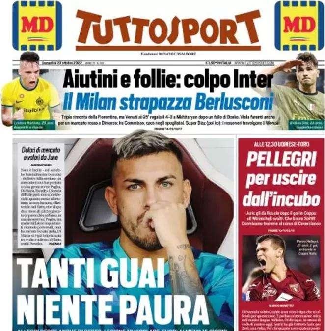 Prima TS - Aiutini e follie: colpo Inter. Il Milan strapazza Berlusconi