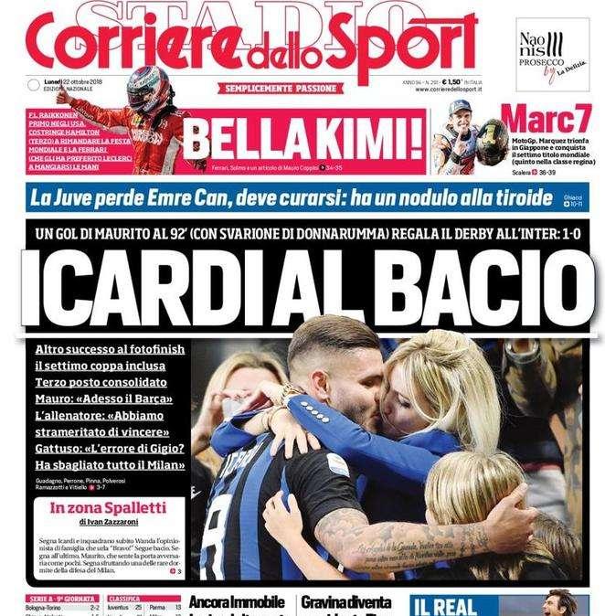 Prima CdS - Icardi al bacio
