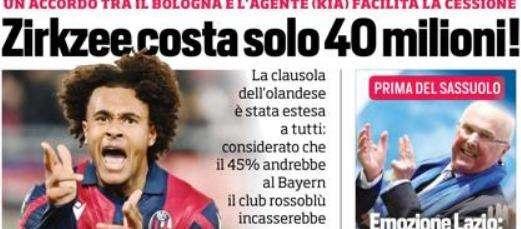 Prima CdS - L'Allegrata. Zirkzee costa solo 40 milioni! La clausola è estesa a tutti