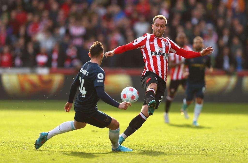 Il Brentford supera in extremis il Burnley, Eriksen entra a referto con un assist