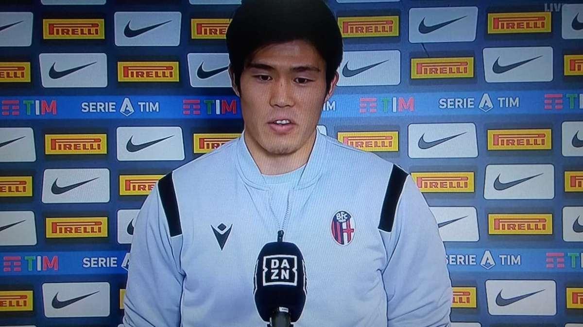 Tomiyasu​​​​​​​ a Dazn: "Lukaku è un grande giocatore, dobbiamo difendere tutti insieme usando la testa"