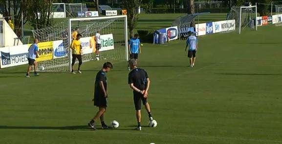 Lavoro di potenziamento per Samuel e Julio Cesar