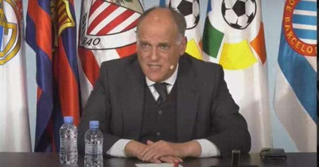 Tebas: "La Super League è morta, Laporta pensi ai problemi del Barça. Infantino mi preoccupa"