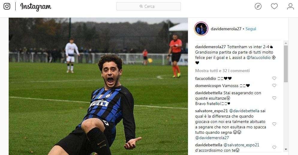 L'Inter di Madonna vince a Londra, Merola esulta su Instagram