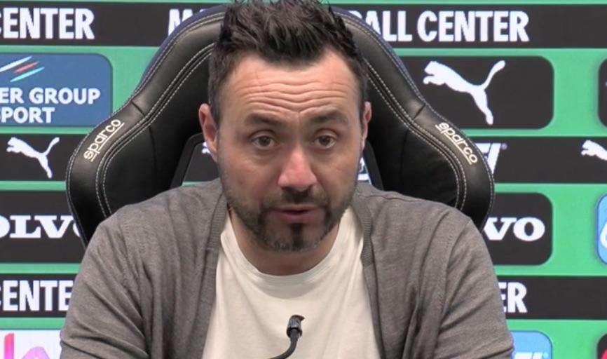 De Zerbi: "Nazionali out anche domani, come Berardi, Caputo e Defrel. Inter prima con merito, ma vogliamo punti" 